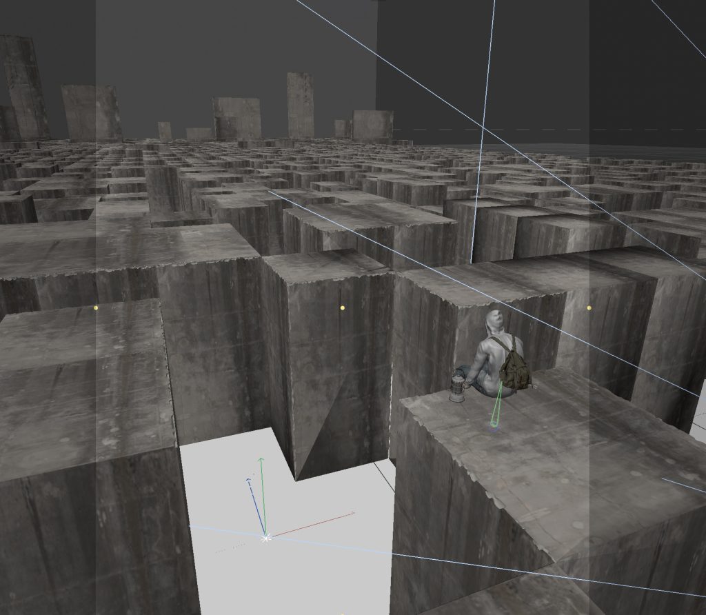 Viewport of the 3d scene