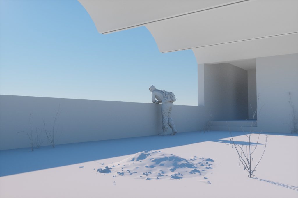 Rendu brut de la scène 3d par nico.n