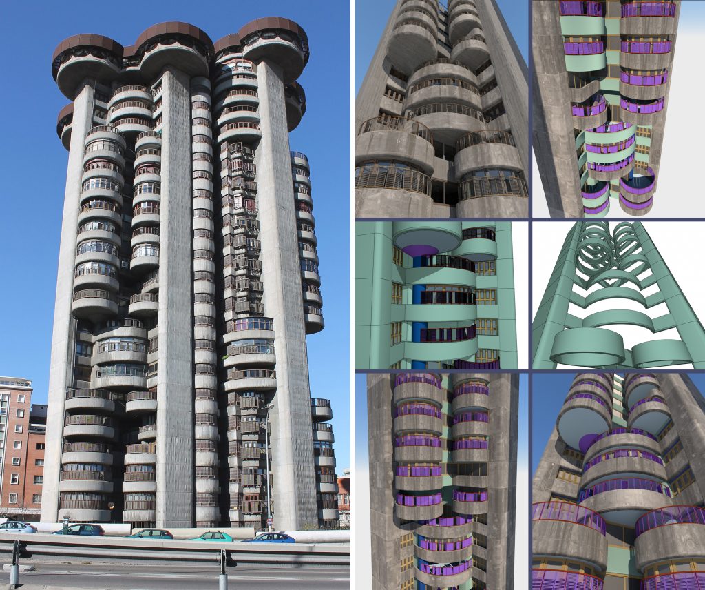 Torres Blancas in Madrid, Francisco Javier Sáenz de Oiza architect